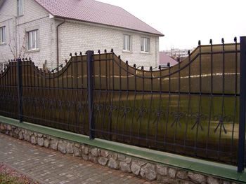 кованый забор в Москве №1
